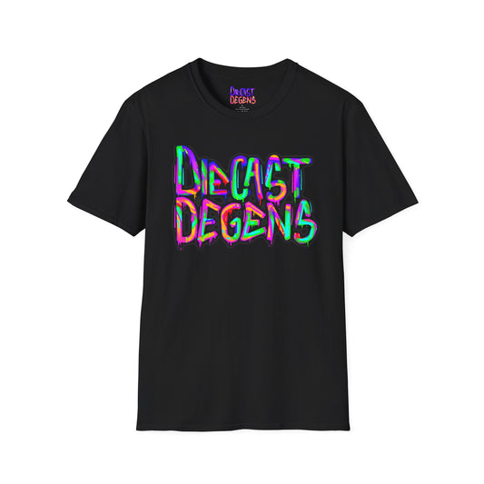 Diecast Degens™ Graffiti Color Splat Unisex Softstyle T-Shirt