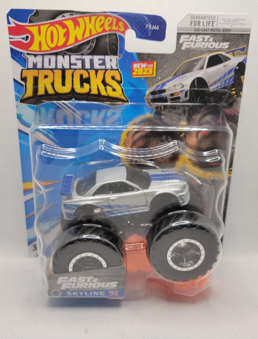 Hot Wheels Monster Trucks Fast & Furious Brian's Skyline